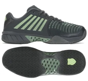 K-Swiss Express Light 3 HB Mens Tennis Shoes - Sea Spray / Urban Chic / Soft Neon Green