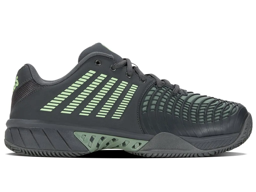 K-Swiss Express Light 3 HB Mens Tennis Shoes - Sea Spray / Urban Chic / Soft Neon Green