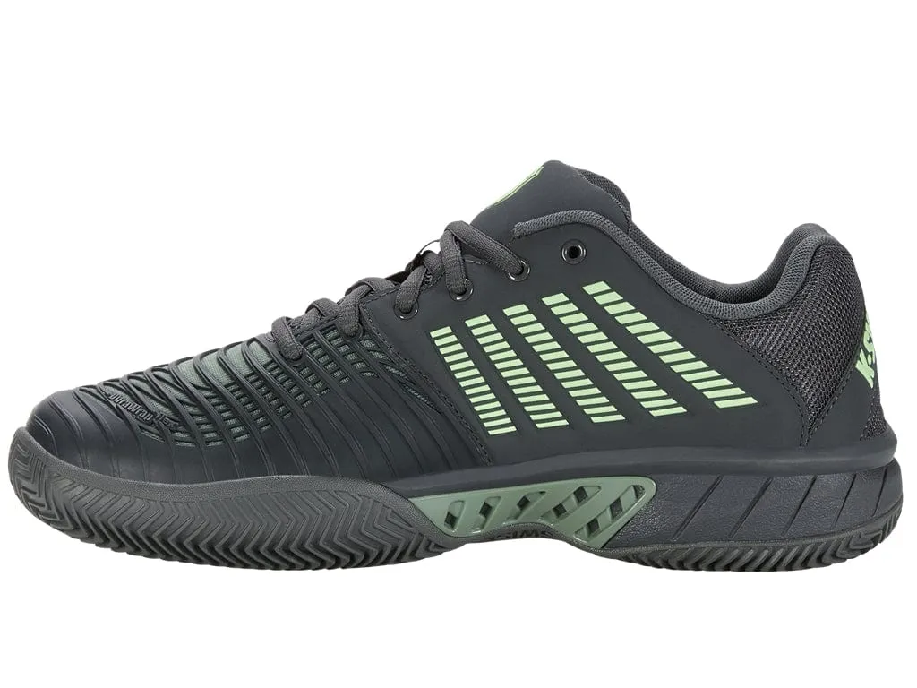 K-Swiss Express Light 3 HB Mens Tennis Shoes - Sea Spray / Urban Chic / Soft Neon Green