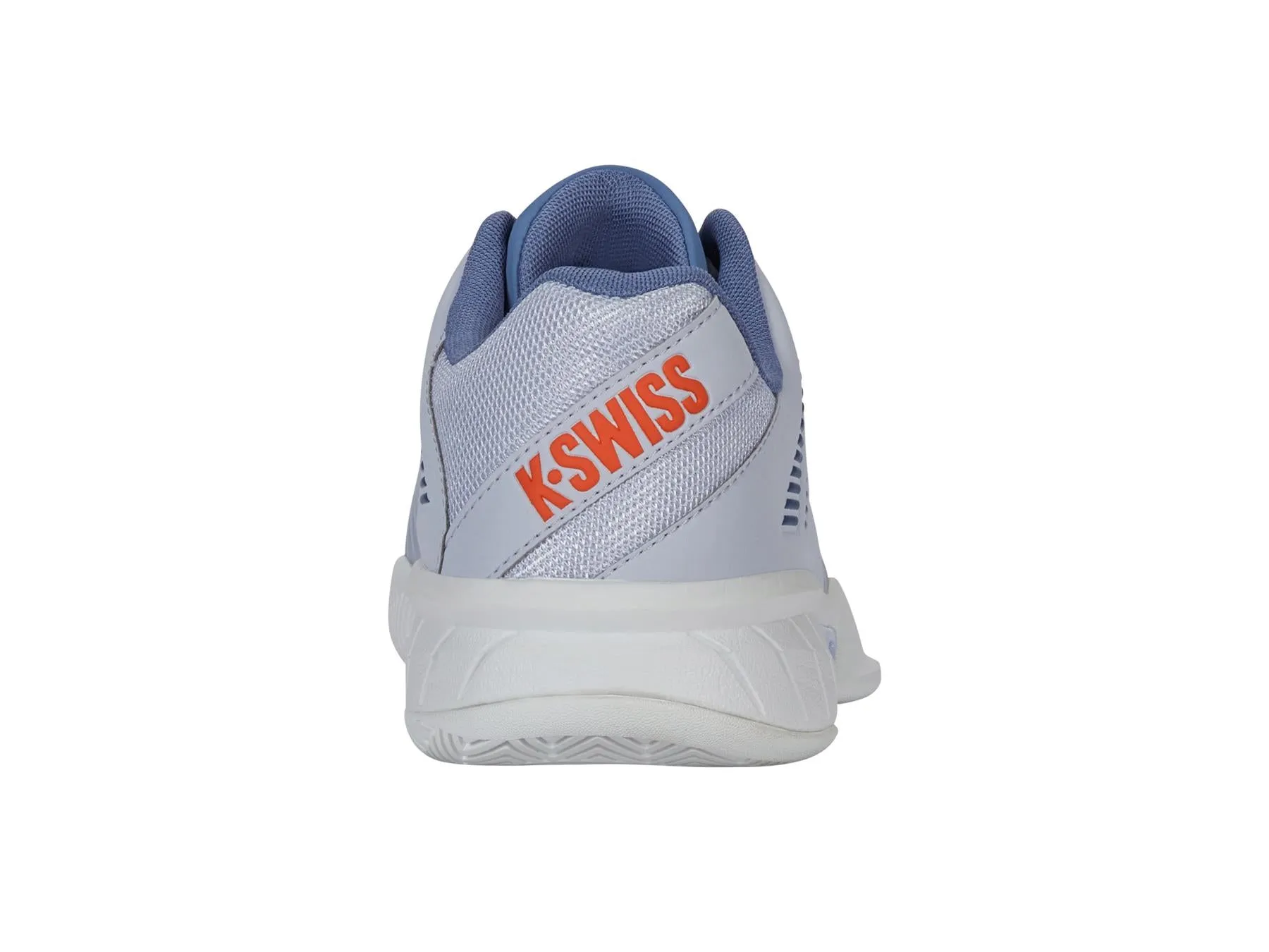 K-Swiss Express Light 3 Mens Tennis Shoes - Arctic Ice / Scarlet Ibis