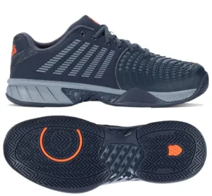 K-Swiss Express Light 3 Mens Tennis Shoes - Orion Blue / Windward Blue / Scarlet Ibis