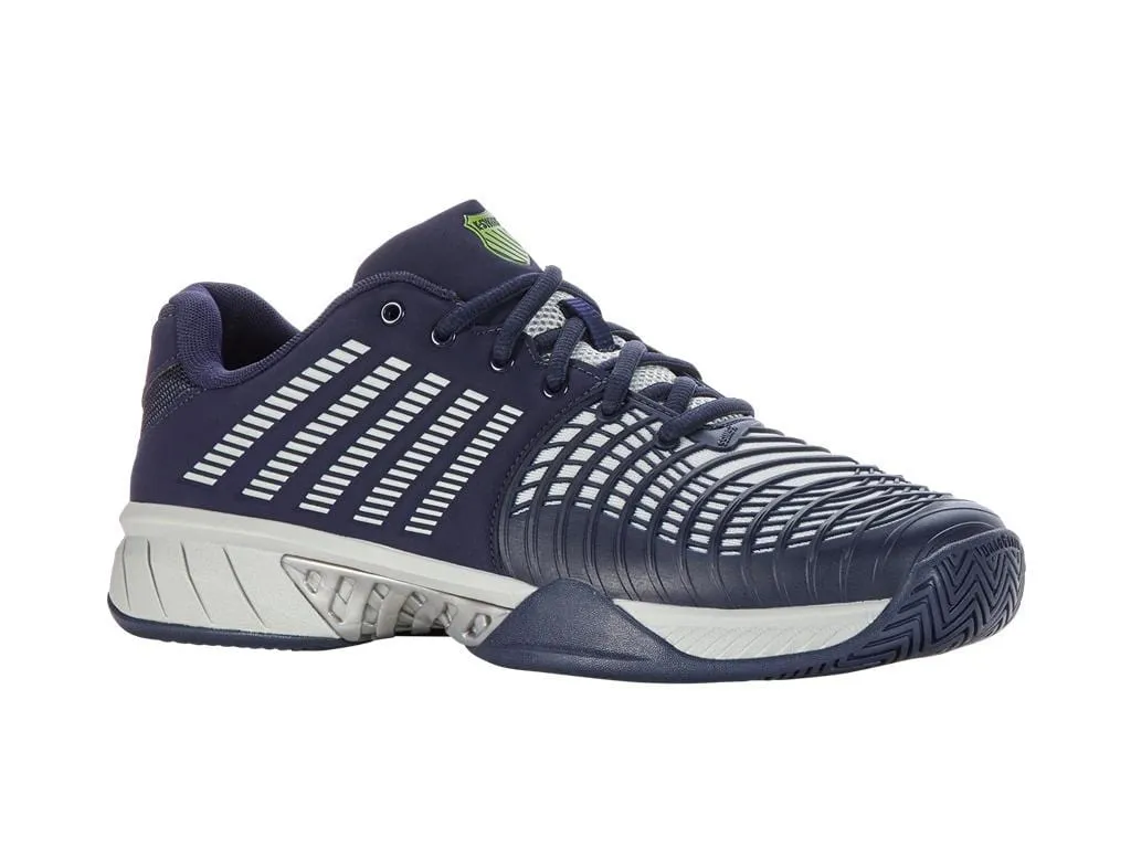 K-Swiss Express Light 3 Mens Tennis Shoes - Peacoat / Grey Violet / Green