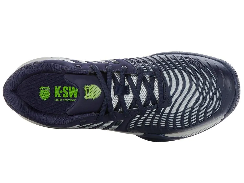 K-Swiss Express Light 3 Mens Tennis Shoes - Peacoat / Grey Violet / Green