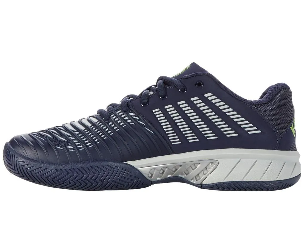 K-Swiss Express Light 3 Mens Tennis Shoes - Peacoat / Grey Violet / Green