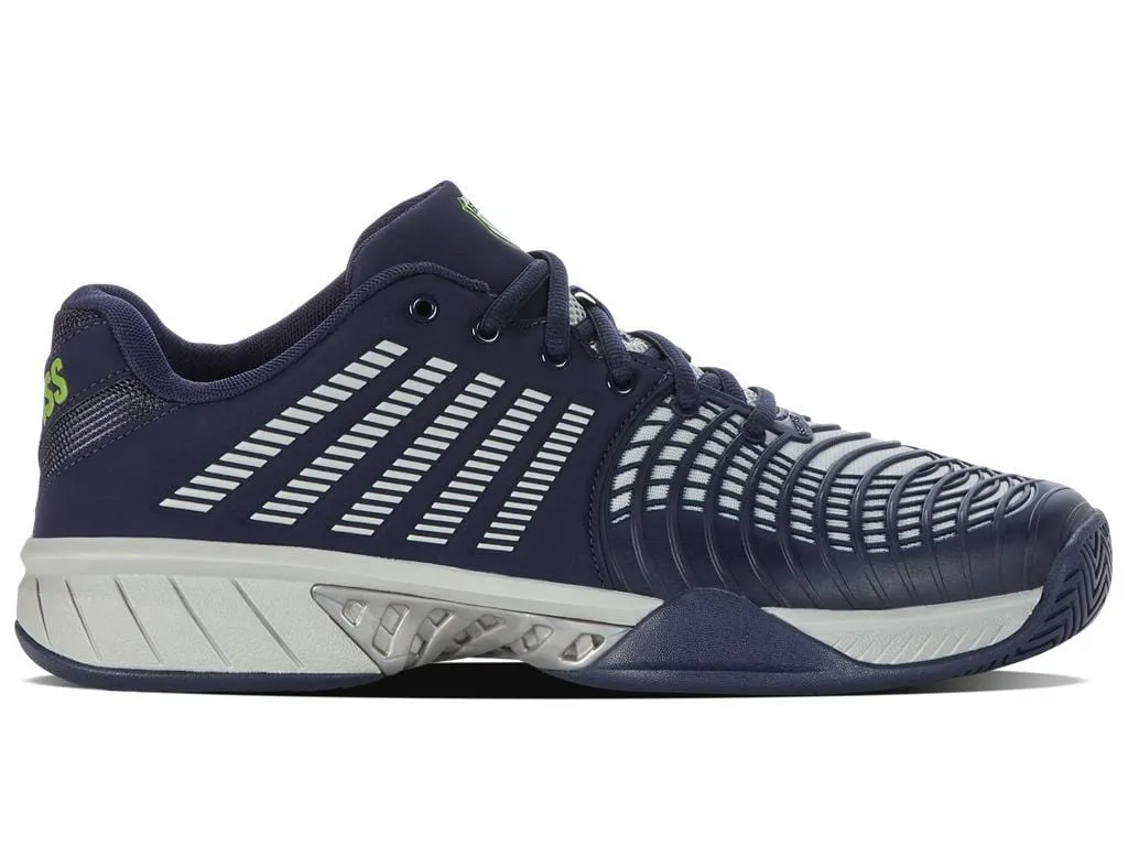 K-Swiss Express Light 3 Mens Tennis Shoes - Peacoat / Grey Violet / Green