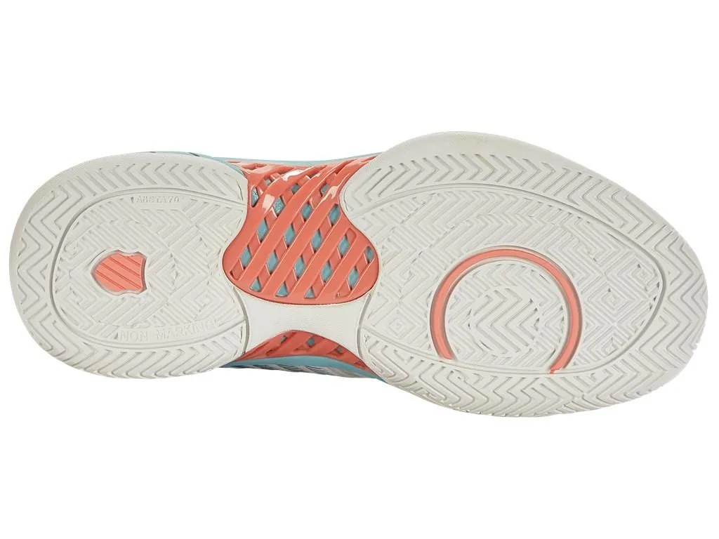 K-Swiss Express Light 3 Womens Tennis Shoes - White / Nile Blue / Desert Flower