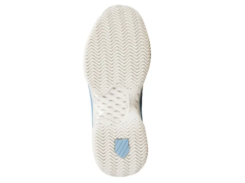 K-Swiss Hypercourt Express 2 Clay Ladies Tennis Shoe (Lucent White/Dutch Canal/Paradise Green)