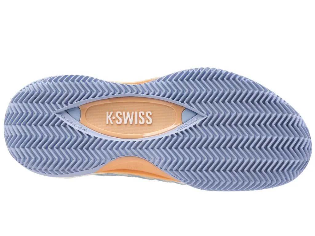K-Swiss Hypercourt Supreme 2 HB Indoor Court Womens Tennis Shoes - Star White / Heather
