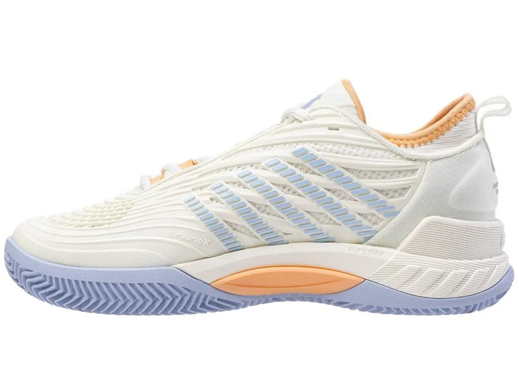 K-Swiss Hypercourt Supreme 2 HB Indoor Court Womens Tennis Shoes - Star White / Heather