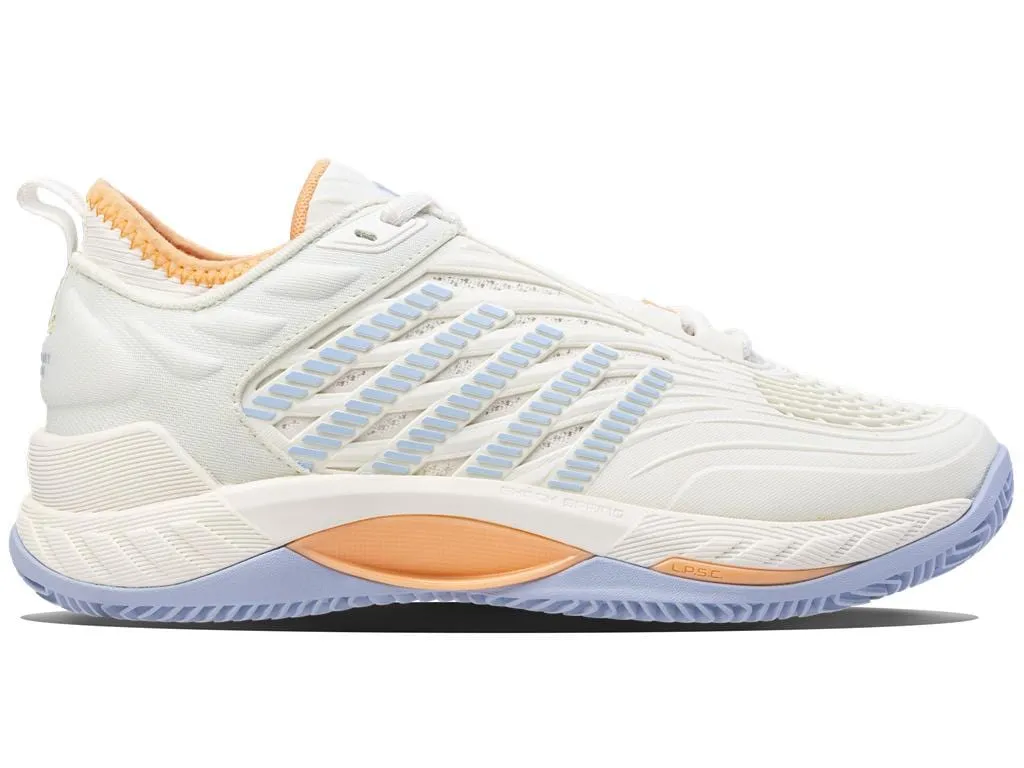 K-Swiss Hypercourt Supreme 2 HB Indoor Court Womens Tennis Shoes - Star White / Heather
