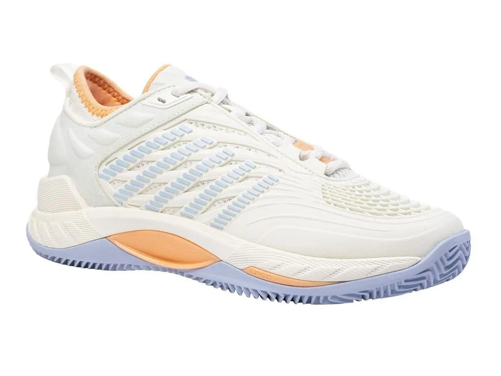 K-Swiss Hypercourt Supreme 2 HB Indoor Court Womens Tennis Shoes - Star White / Heather