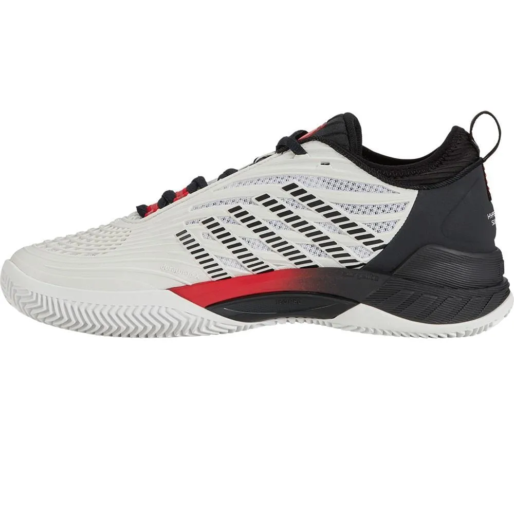K-Swiss Hypercourt Supreme 2 Mens Tennis Shoes - Bright White / Stretch Limo / High Risk Red