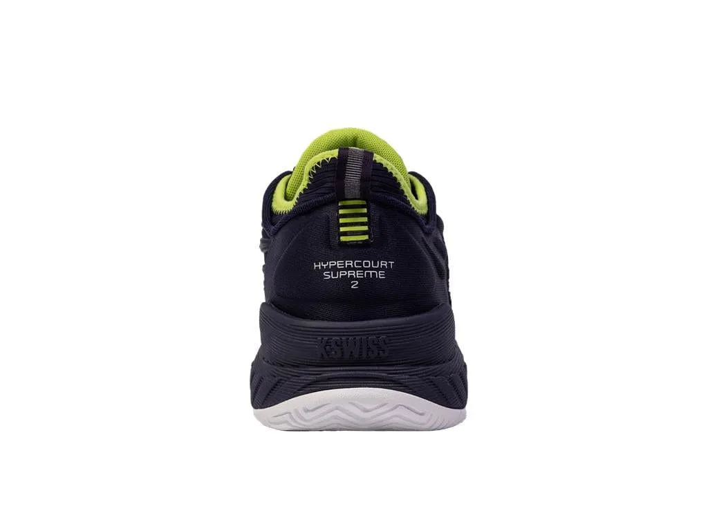 K-Swiss Hypercourt Supreme 2 Mens Tennis Shoes - Peacoat / White / Lime