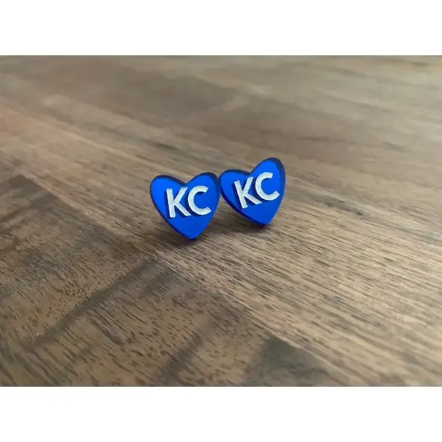 KC HEART EARRINGS