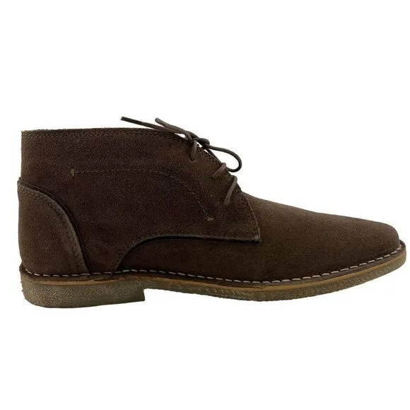 Kenneth Cole Reaction Men Passage Boot Walnut Suede Ankle Shoes US 11 /EU 44.5
