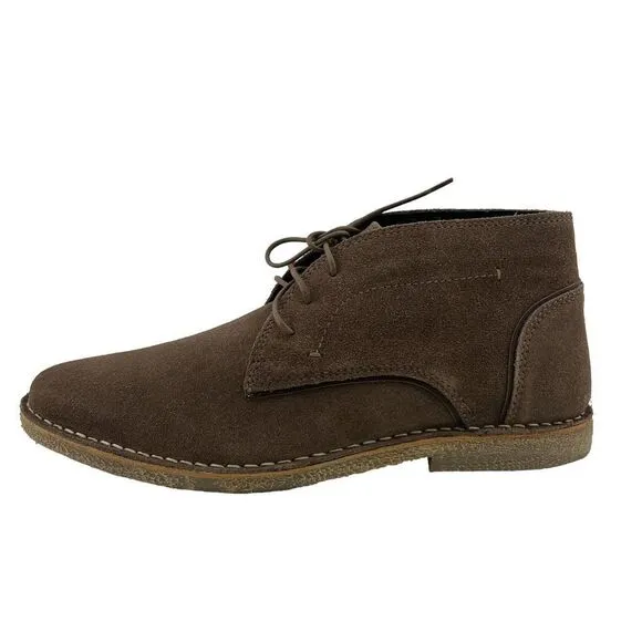 Kenneth Cole Reaction Men Passage Boot Walnut Suede Ankle Shoes US 11 /EU 44.5