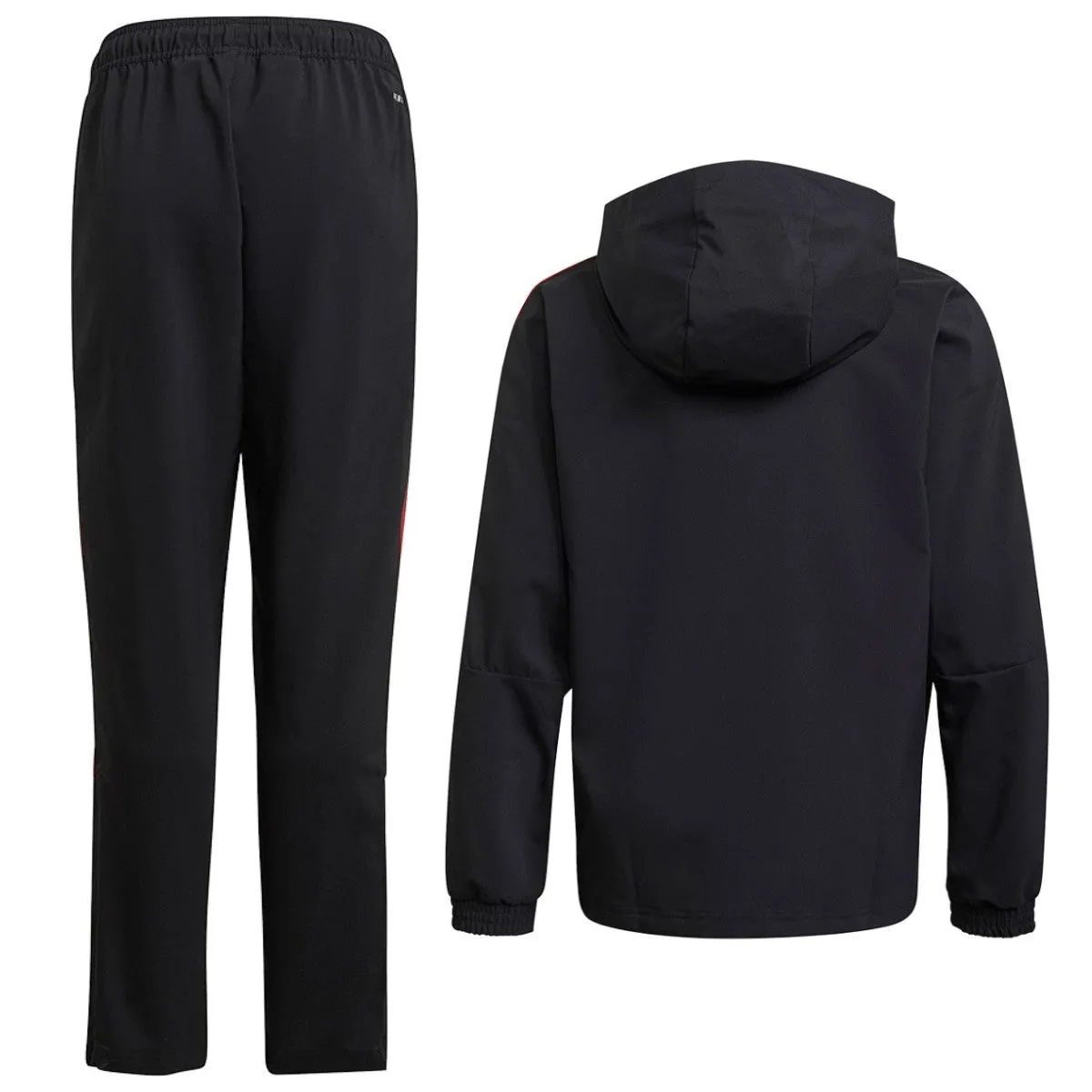 Kids - Bayern Munich black presentation tracksuit 2021/22 - Adidas