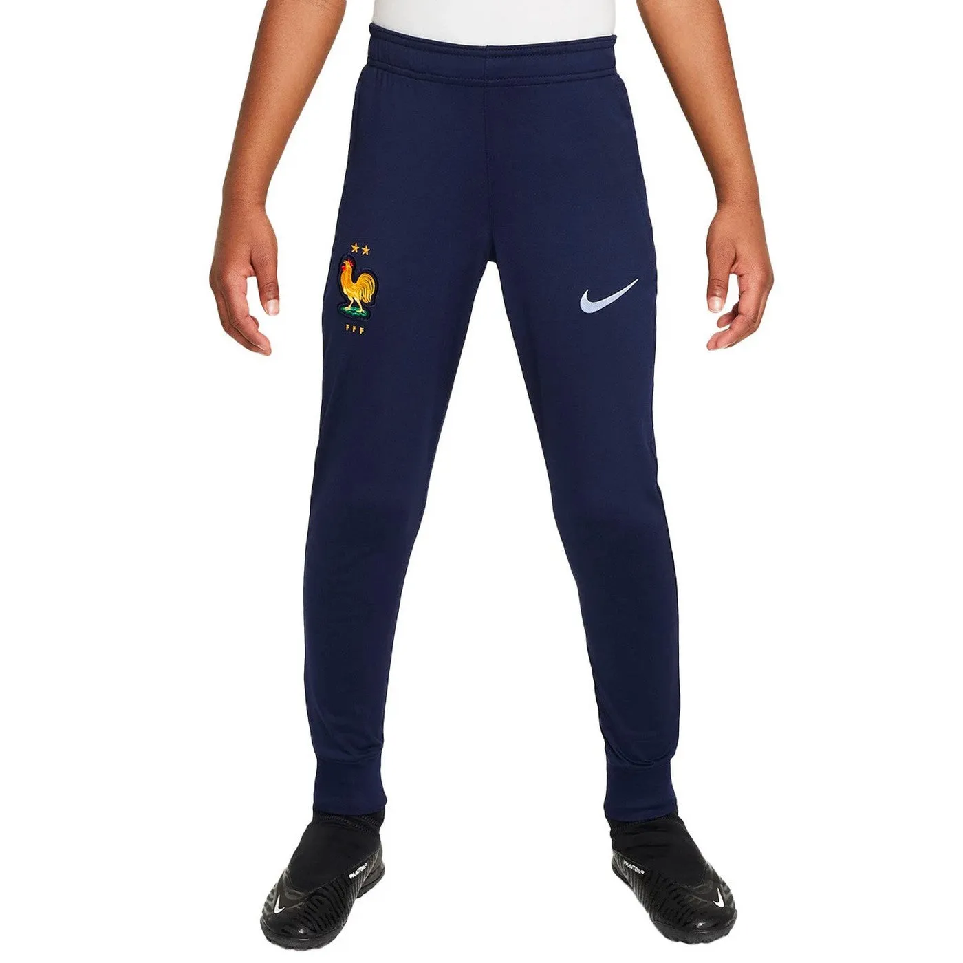 Kids - France training presentation soccer tracksuit 2024/25 navy - Nike