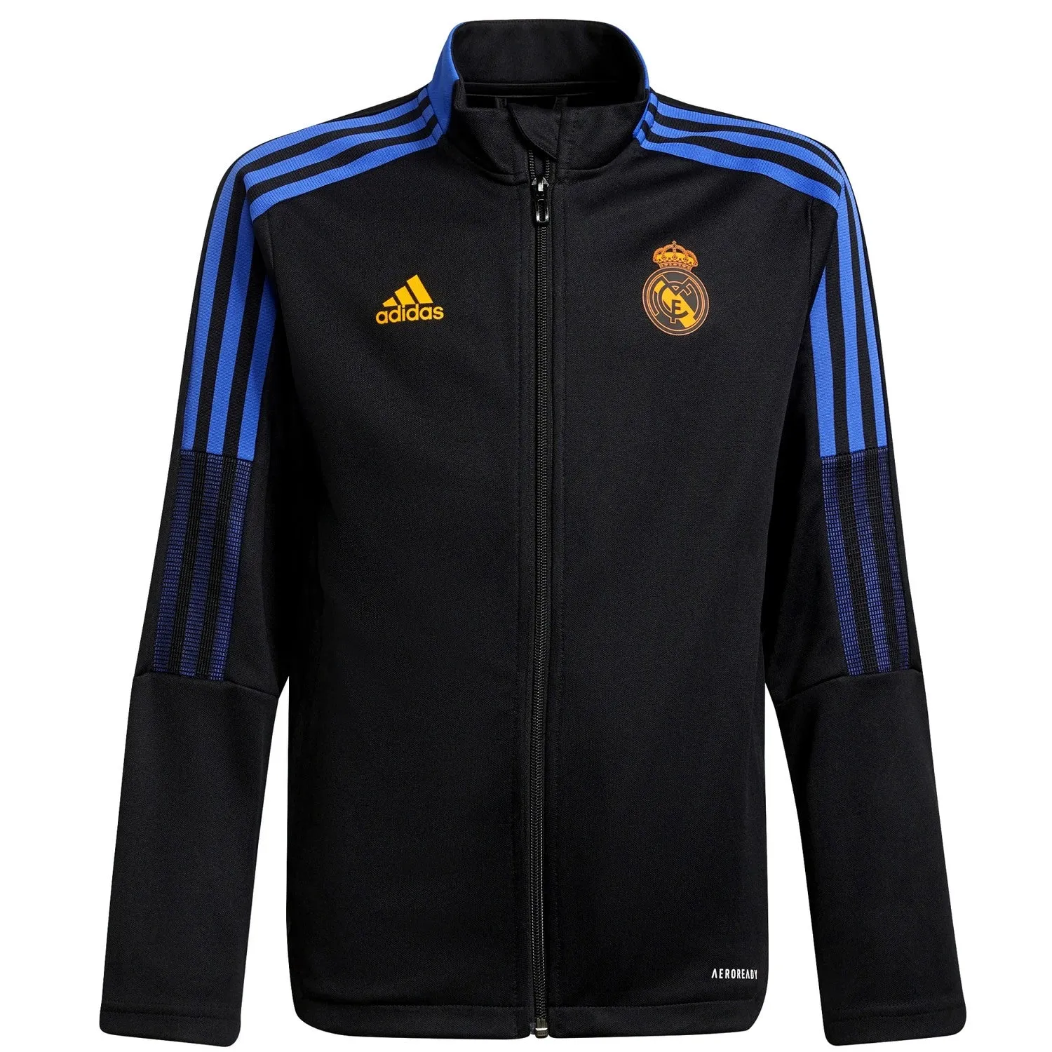 Kids - Real Madrid training presentation tracksuit 2021/22 - Adidas
