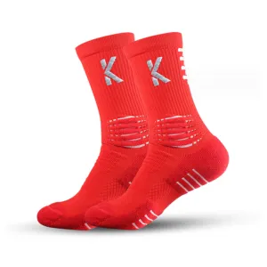 Klyng Unisex PowerStep Achilles Support Fuchsia Compression Socks
