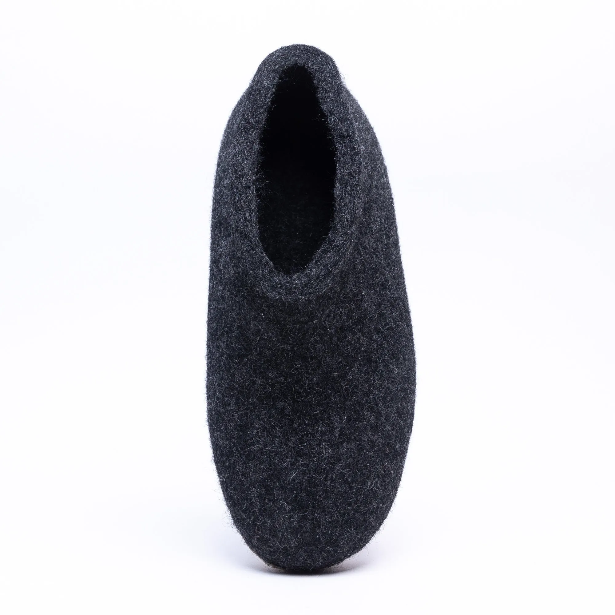 KUUMA - Graphite Wool Ankle Boots Unisex, Hand-Felted Indoor Comfort