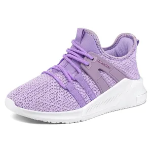Light Purple Lightweight Breathable Tennis Sneakers