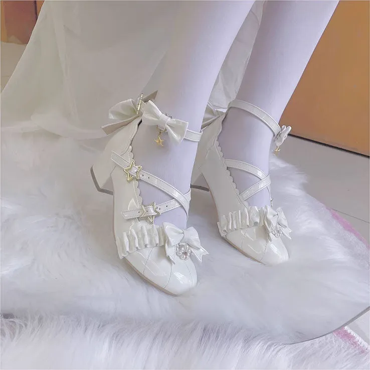 Lolita Star Bow Shoes