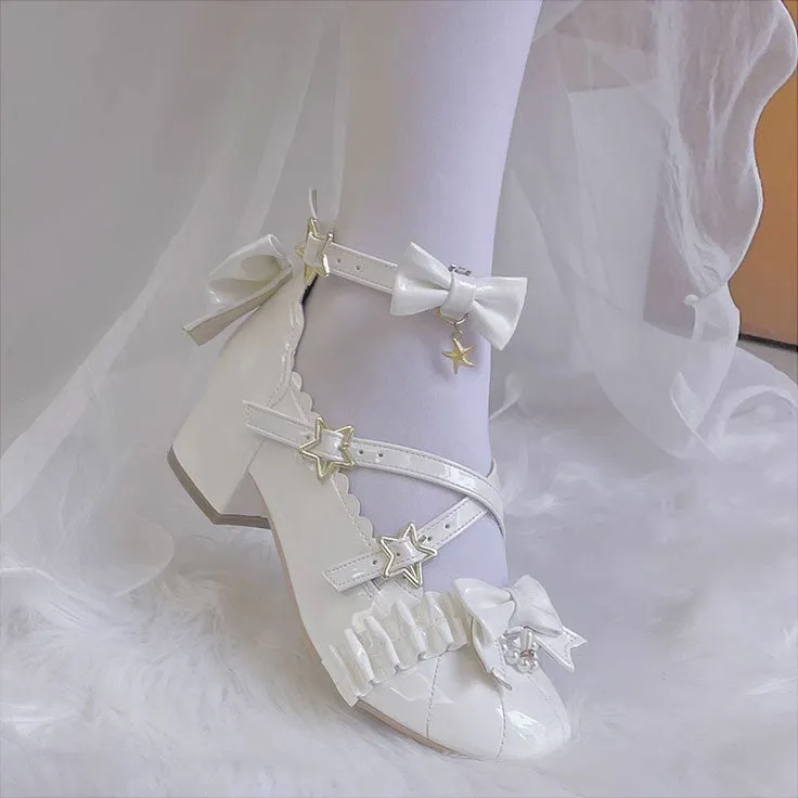 Lolita Star Bow Shoes
