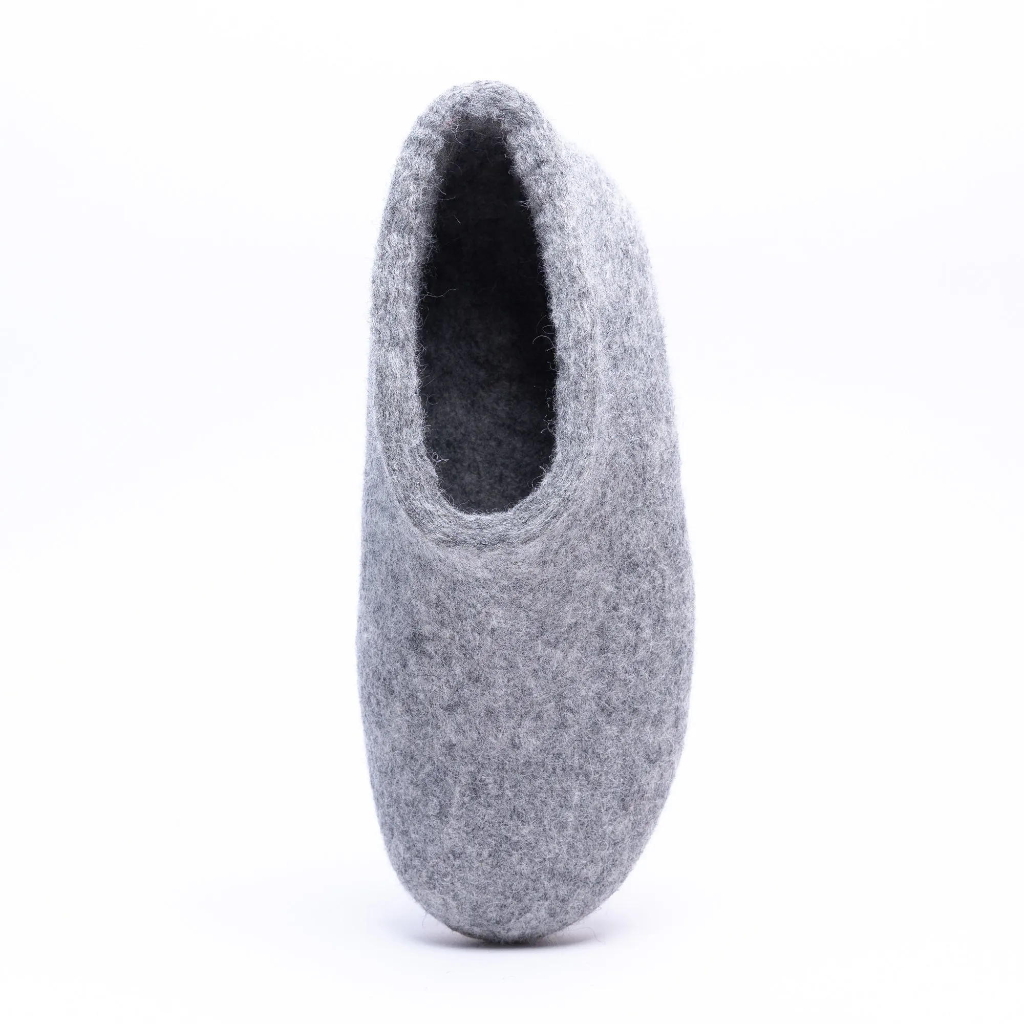Marbled Light Grey Wool Felt Ankle Boot for Men & Women