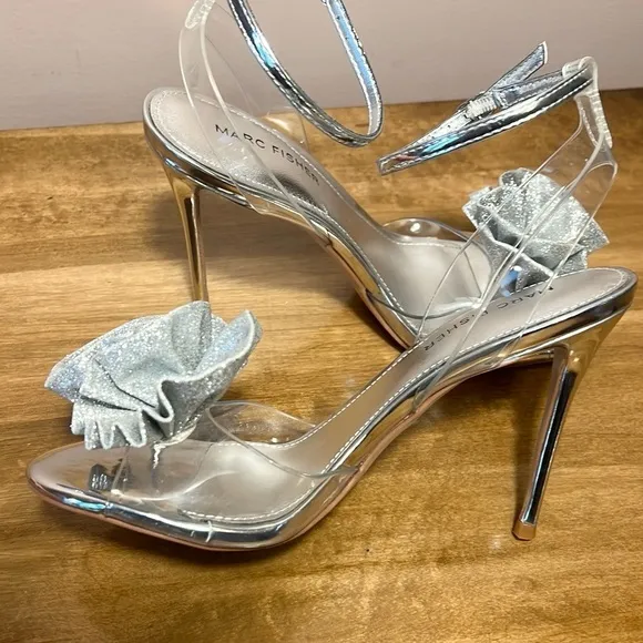 Marc Fisher Silver Women's Heels