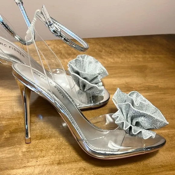 Marc Fisher Silver Women's Heels