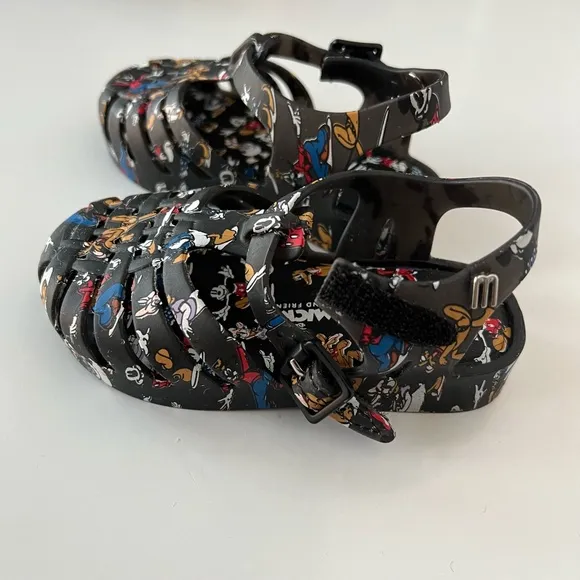 Mini Melissa Toddler Disney Mickey &amp; Friends T-Strap Sandal size 7