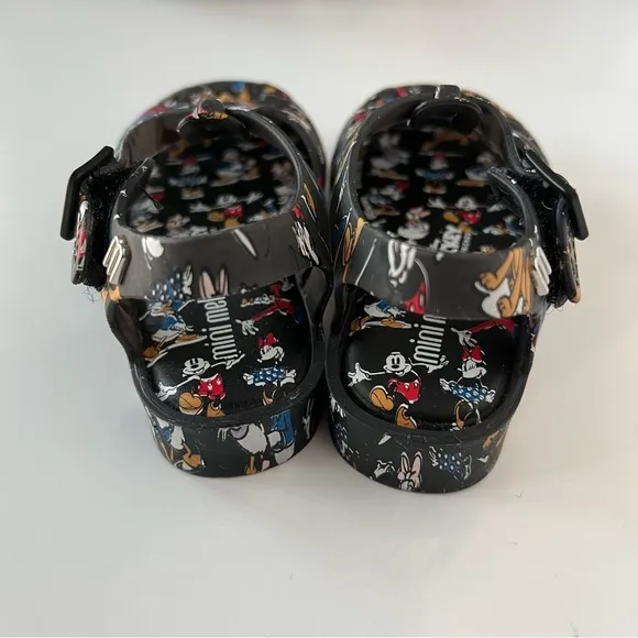 Mini Melissa Toddler Disney Mickey &amp; Friends T-Strap Sandal size 7