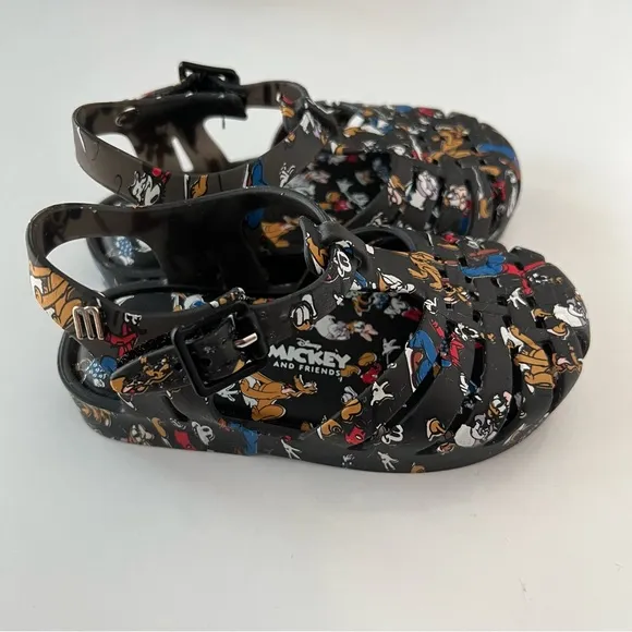 Mini Melissa Toddler Disney Mickey &amp; Friends T-Strap Sandal size 7