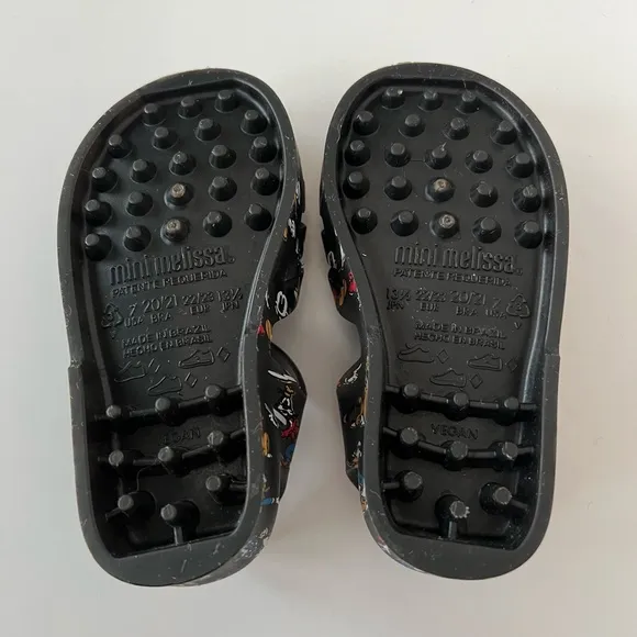 Mini Melissa Toddler Disney Mickey &amp; Friends T-Strap Sandal size 7