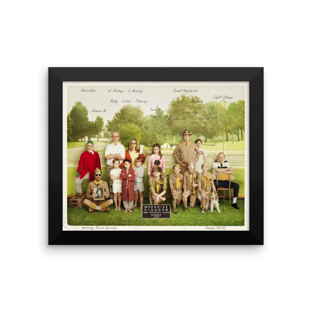 Moonrise Kingdom Framed Poster