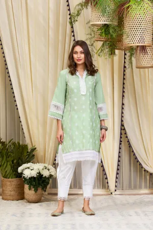 Mulmul Cotton Sandra Kurta