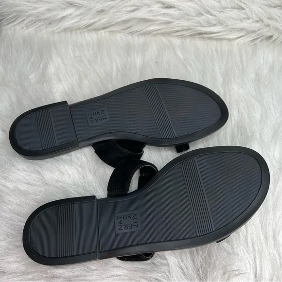Naturalizer Farica Slide Sandals Embellished Black Size 9M
