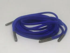 Neon Blue Boot Laces *Guaranteed for Life* 550 Paracord Steel Tip