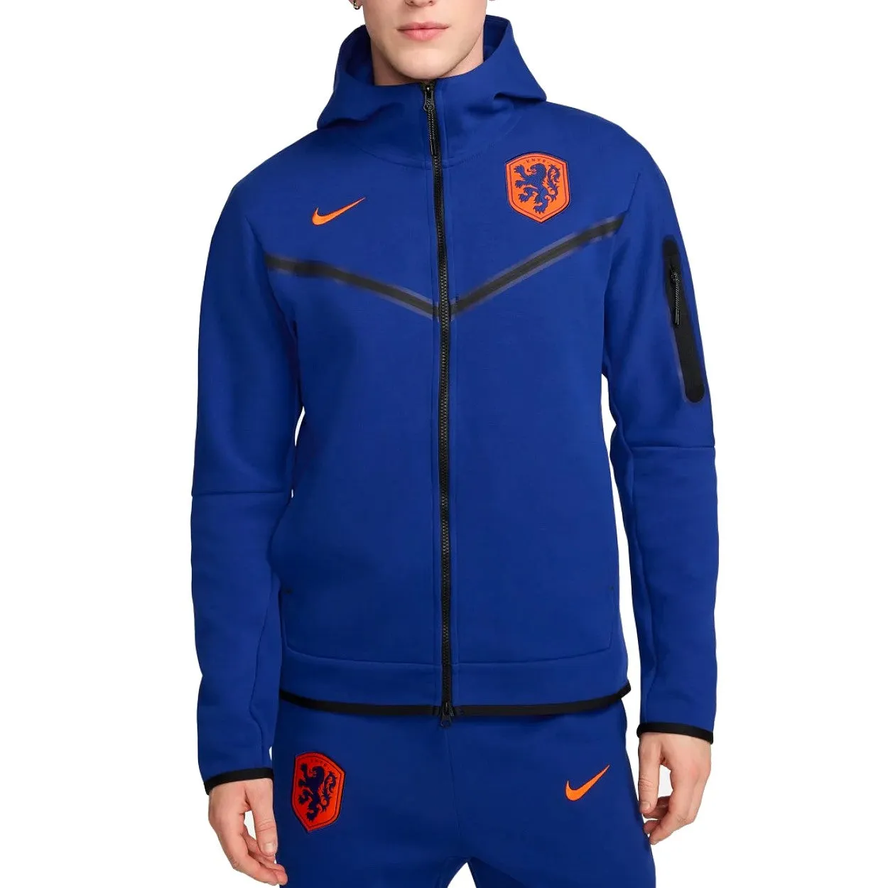 Netherlands Tech fleece presentation soccer tracksuit 2024/25 - Nike