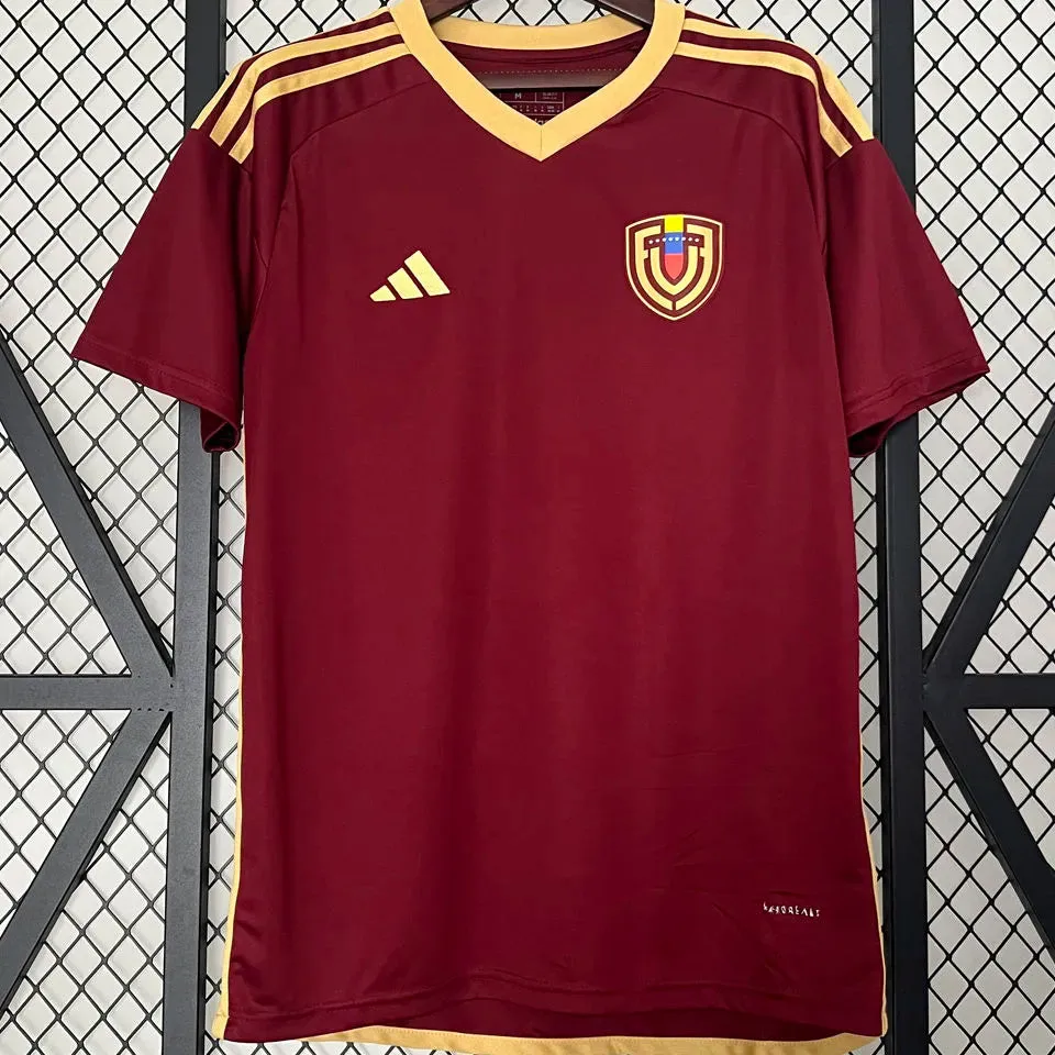 NEW 2024/25 Venezuela Home Red Fans Soccer Jersey Sz M