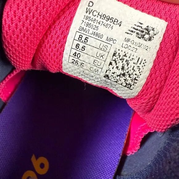 New Balance womens 8.5 FuelCell Tennis Shoes Purple Hard Court Pickleball