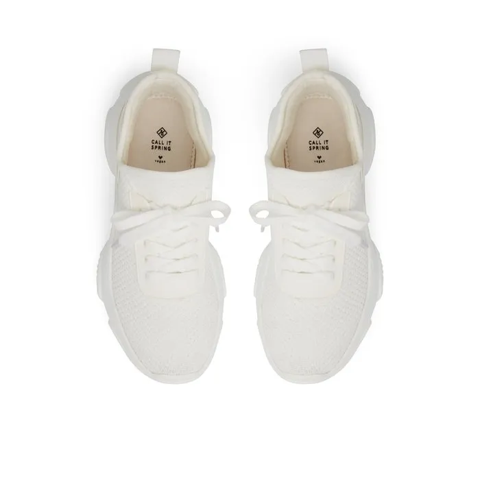 New in box! CALL IT SPRING Women's LEXXII Vegan Leather Sneaker, white, Sz 7! Soft backs make these easy to put on & off your feet!