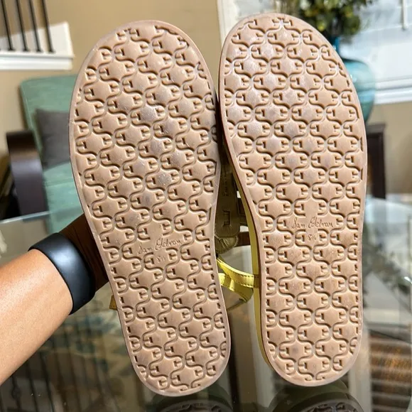 New Sam Edelman Naomi pale yellow sandal 💛