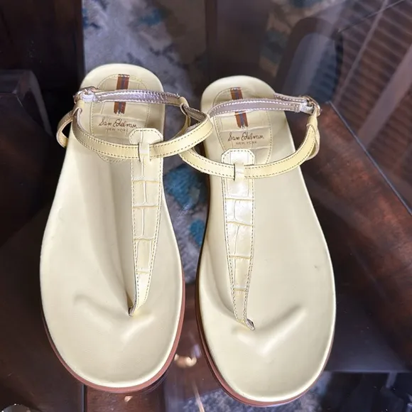 New Sam Edelman Naomi pale yellow sandal 💛