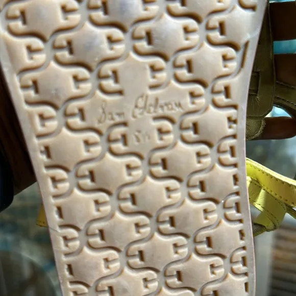 New Sam Edelman Naomi pale yellow sandal 💛