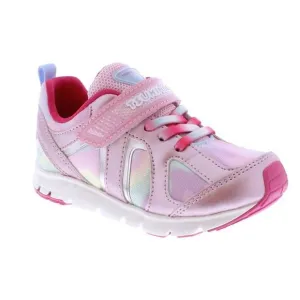 NEW TSUKIHOSHI girl's rainbow sneakers in rose/pink