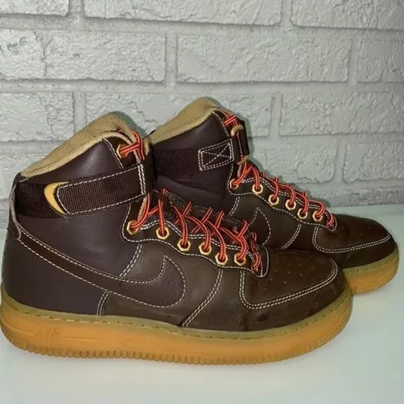 Nike Air Force 1 High ‘Baroque Brown’ Size 5.5Y Boys / Women’s 7