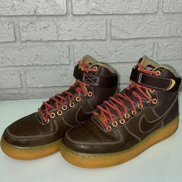Nike Air Force 1 High ‘Baroque Brown’ Size 5.5Y Boys / Women’s 7