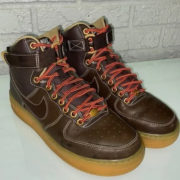Nike Air Force 1 High ‘Baroque Brown’ Size 5.5Y Boys / Women’s 7